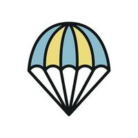 Parachute icon design templates simple and modern vector