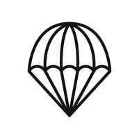 Parachute icon design templates simple and modern vector
