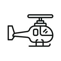 Helicopter icon design templates simple and modern vector