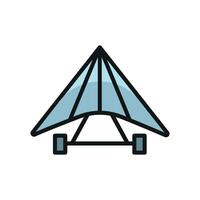 Hang glider icon design templates simple and modern vector