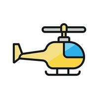 Helicopter icon design templates simple and modern vector