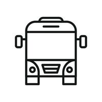 Bus icon design templates simple and modern vector