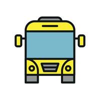 Bus icon design templates simple and modern vector