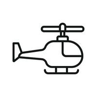 Helicopter icon design templates simple and modern vector