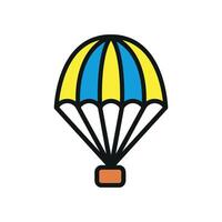 Parachute icon design templates simple and modern vector