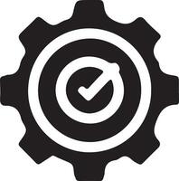 Setting icon. Setting gear isolated on white background. gear illustration vector