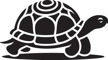 Tortoise silhouettes and icons. black flat color simple elegant Aldabra Giant Tortoise animal and illustration. simple turtle icon illustration, tortoise silhouette logo vector