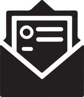 web mail sign. newsletter envelop symbol vector