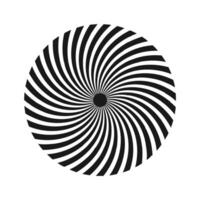 Rays, beams element. Sunburst, starburst shape on white. Radiating, radial, merging lines. Abstract circular geometric shape vector
