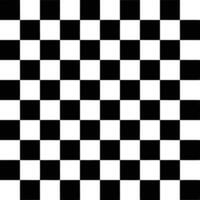 Modern Checkered Pattern Black and White Texture Chess Print vector