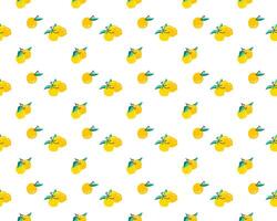 lemon fruit arrange on seamless pattern background vector