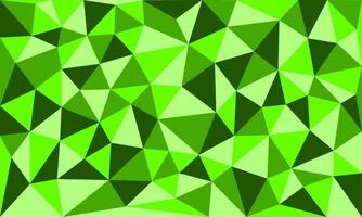 Abstract triangle pattern background texture. Green geometric low polygon design for wallpaper, greeting, banner, page surface, business, presentation, advertising vector
