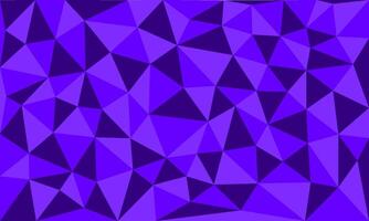 Abstract polygon geometric structure line background. Triangle shape pattern on violet color vector