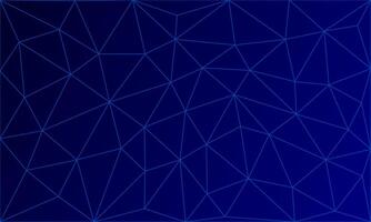 Elegant abstract geometric triangular low poly background design. Gradient on dark blue color vector