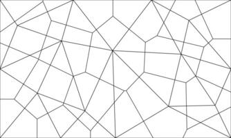 Abstract polygon geometric structure line on white background. Mosaic pattern concept vector
