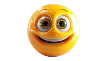 Smiling and content emoji faces, symbolize happiness and positive vibes in digital communication png