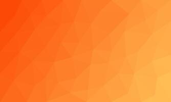 Orange gradient in abstract polygon shape background texture. modern mosaic illustration with triangle shape pattern elements for display, business, website, surface, advertising, display, idea vector