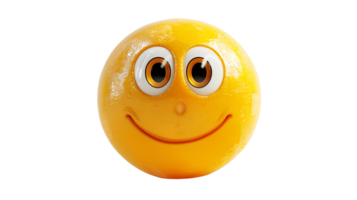 Smiling and content emoji faces, symbolize happiness and positive vibes in digital communication png