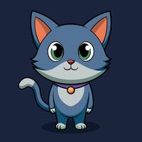 Cat Art Design and Cats Background vector