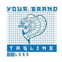 snake head symbol illustration vector