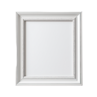 Photo frame empty isolated on transparent background, without background . png