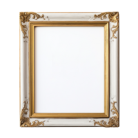 Photo frame empty isolated on transparent background, without background . png