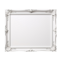Photo frame empty isolated on transparent background, without background . png