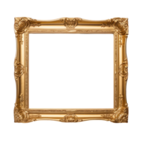 Photo frame empty isolated on transparent background, without background . png