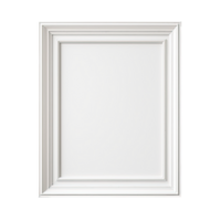 Photo frame empty isolated on transparent background, without background . png