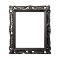 Photo frame empty isolated on transparent background, without background . png