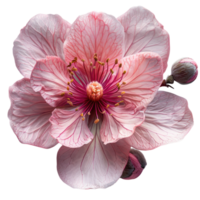 one flower isolated on transparent background, without background . png