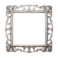 Photo frame empty isolated on transparent background, without background . png