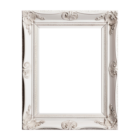Photo frame empty isolated on transparent background, without background . png