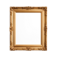 Photo frame empty isolated on transparent background, without background . png