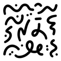 Collection of simple black and white seamless patterns. Suitable for the required design composition vector