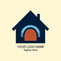 Simple and memorable logo design. suitable for companies and businesses and others vector