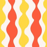 Bright Abstract Wavy Seamless Pattern vector