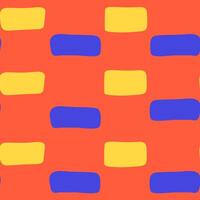 Modern Abstract Seamless Pattern with Rectangles vector