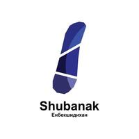 Map of Shubanak City. map of the Kazakhstan Country. illustration design template vector
