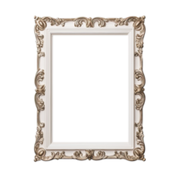 Photo frame empty isolated on transparent background, without background . png