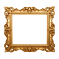Photo frame empty isolated on transparent background, without background . png