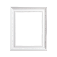 Photo frame empty isolated on transparent background, without background . png