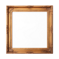 Photo frame empty isolated on transparent background, without background . png