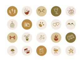 highlight cover. element for social media highlight 01 vector