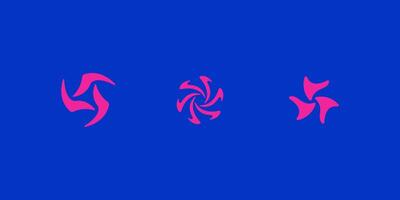 Y2K aesthetics. Y2K spiral elements. vector