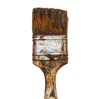 dirty paint brush transparent background png