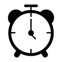 alarm clock icon design vector
