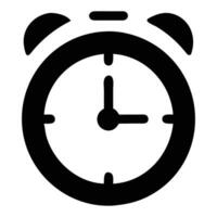 alarm clock icon design vector