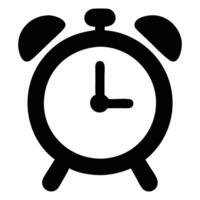 alarm clock icon design vector