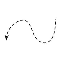Collection different types of arrows sign. vector